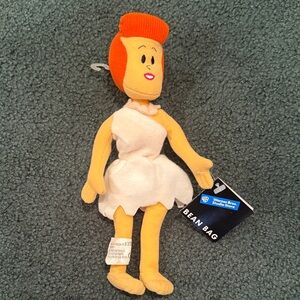 Warner Bros. Orange and White Bean Bag Doll